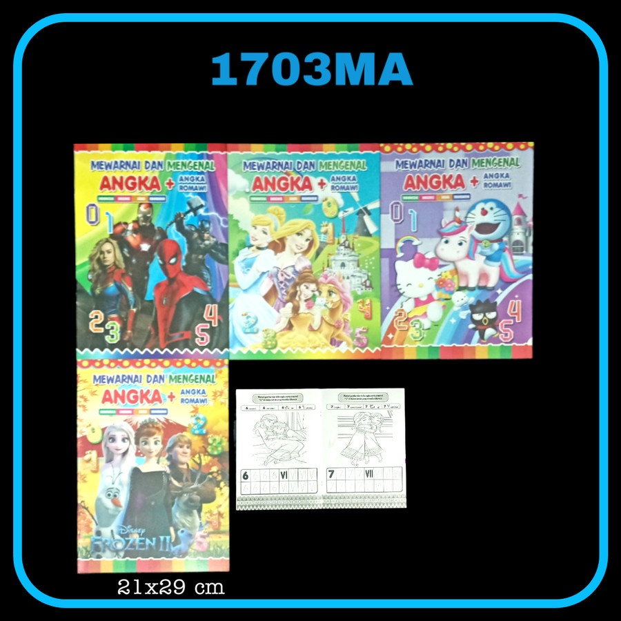 

BOS Buku Mewarnai/Belajar Mewarnai Anak/Education/Coloring Book/Seni