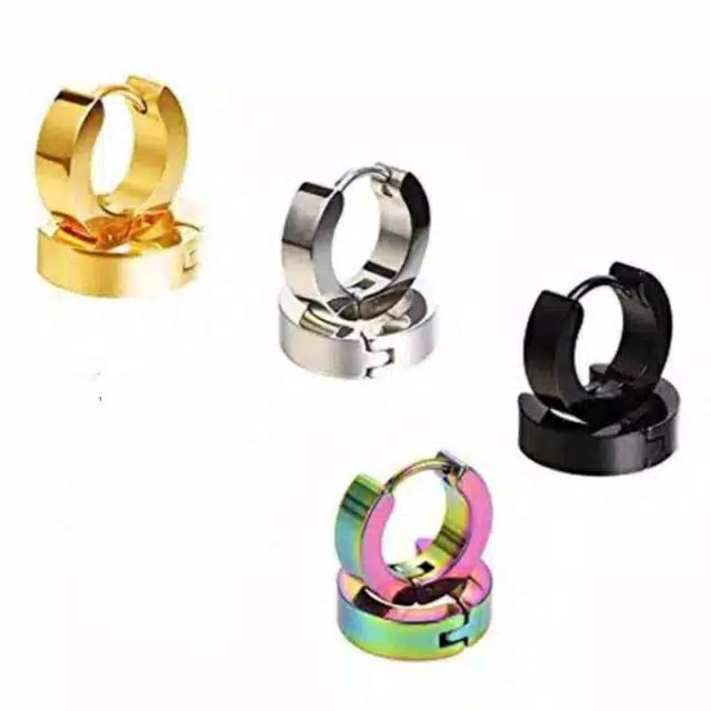 Anting Tindik Pria dan Wanita Titanium (1 Pasang)