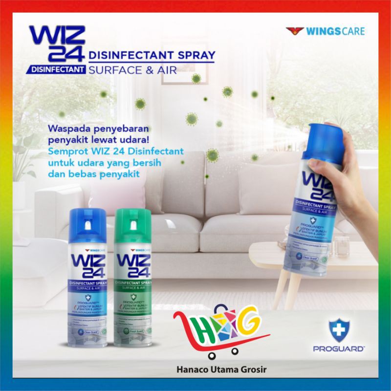 WIZ 24 Desinfektan Spray Aerosol 300ml