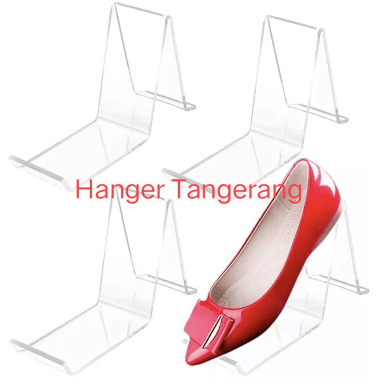 Display Mika Acrylic Sepatu/Tatakan Sepatu