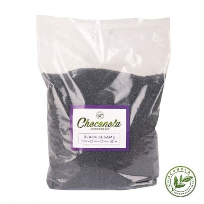 

Black Sesame Seeds 1kg (Biji Wijen Hitam / Seed 1 kg / 1000 gram)