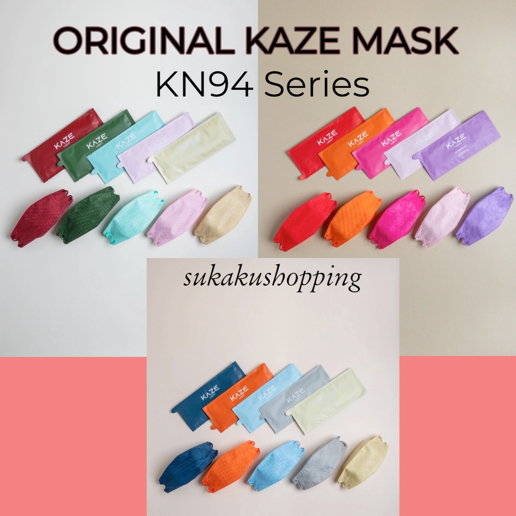 Masker KAZE Mask KF94 Series / Masker Nagita Original Kaze Mask KN94