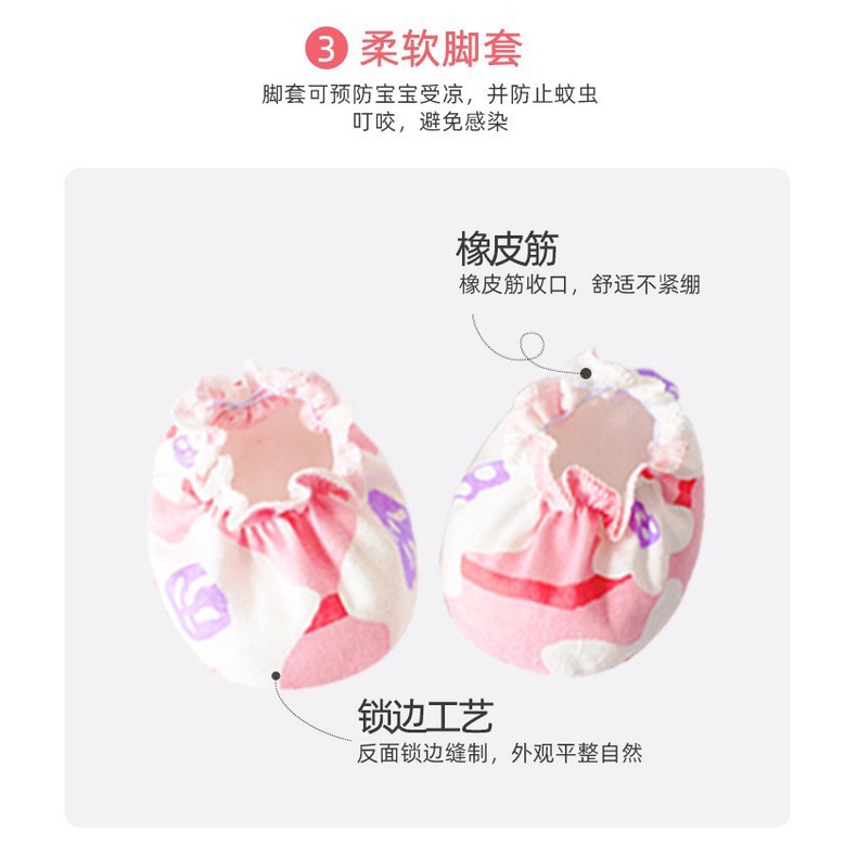 [sale] (1 Set) Topi+Mitten+Booties Bayi | Newborn Sarung Tangab Kaki Kupluk Anak Laki-laki Catalog XY F