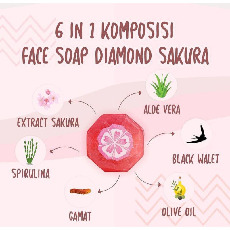 Face Soap DIAMOND SAKURA