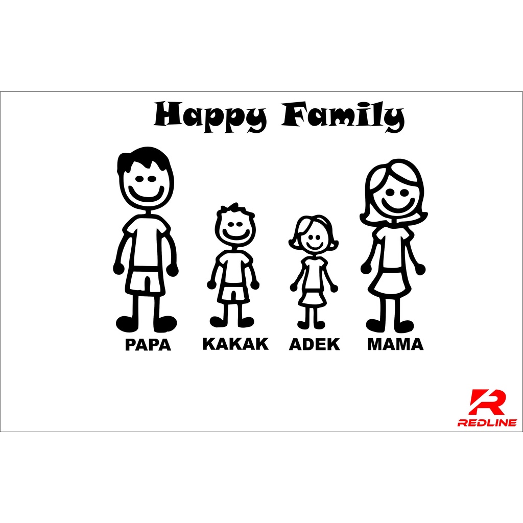

STIKER HAPPY FAMILY