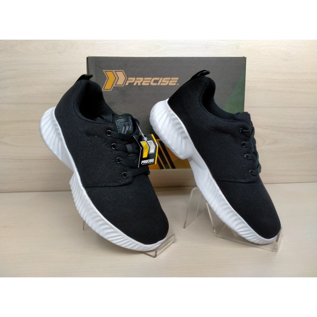 SEPATU PRIA / PRECISE / 108H78F440 / PRECISE HUNTER M-BLACK/WHITE / SEPATU SPORT / SEPATU SEKOLAH