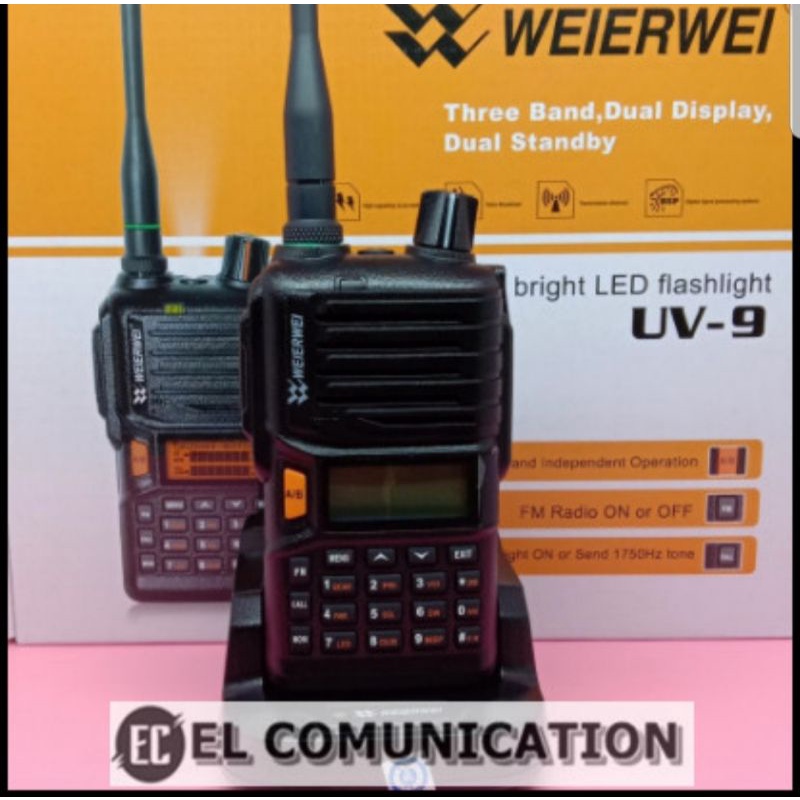 JUAL HT WEIRWEI UV 9 TRI BAND - HT WEIERWEI UV-9 ORIGINAL RESMI