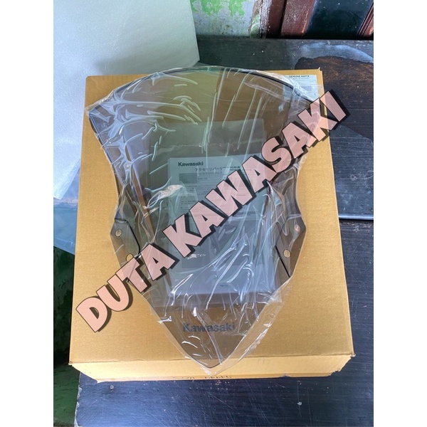 visor windshield visor winsil smoke ninja 250fi 250 fi new 2018 ori