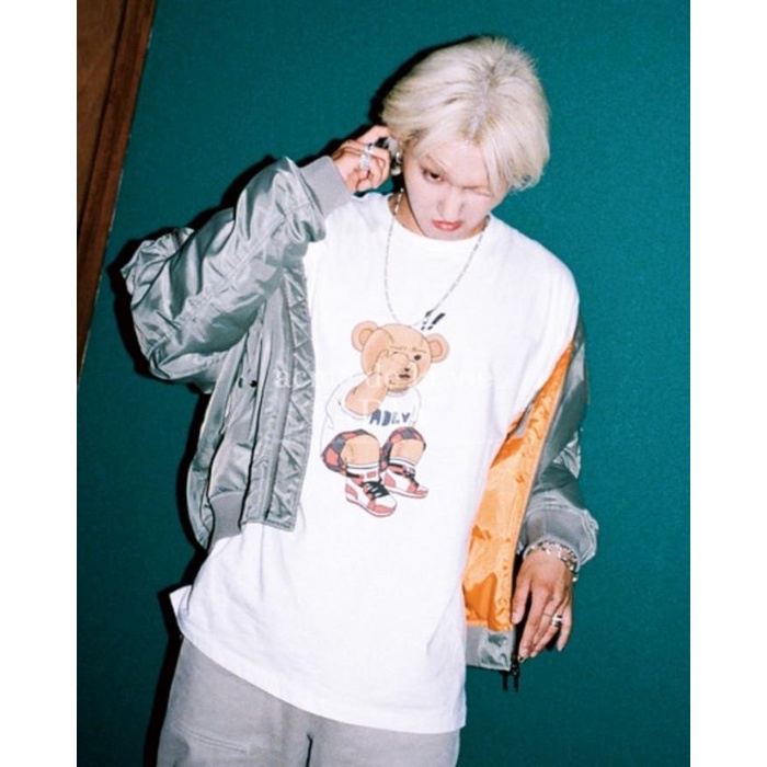 7.7 [Adlv] Acmedelavie T-Shirt White Check Pants Bear Promo