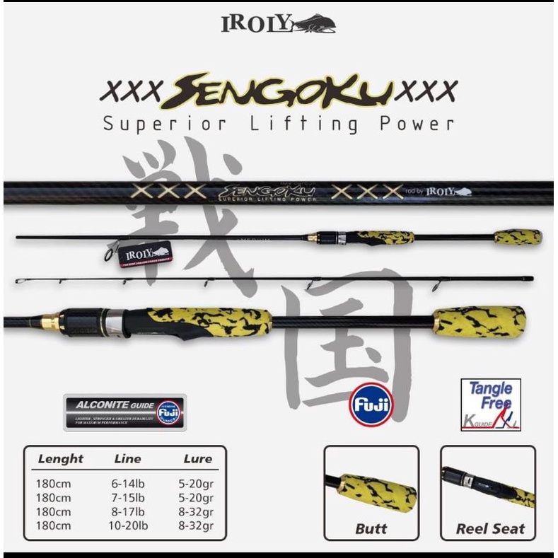 Joran Iroly Sengoku 602 Fuji K-Guide Alconite