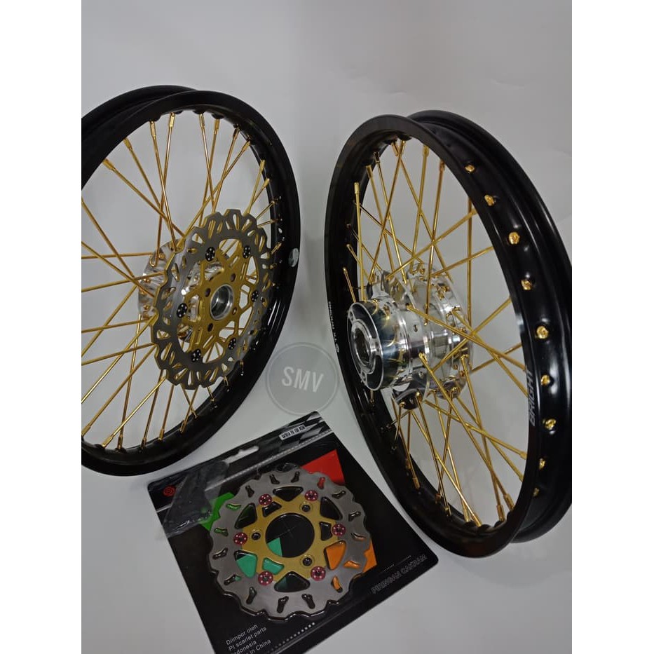 Velg Satria Fu - Sonic 150 - Supra Gtr 150 Paket Jari Jari Excel Japan - Variasi Motor