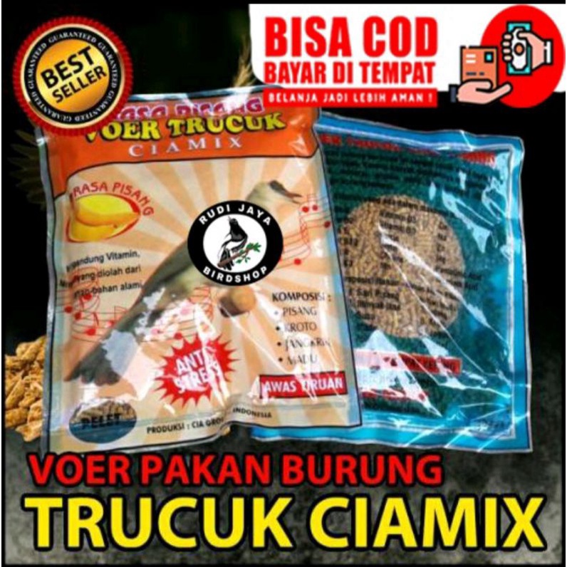 Voer por Trucuk Ciamix Rasa Pisang Buat Burung Pemakan Buah