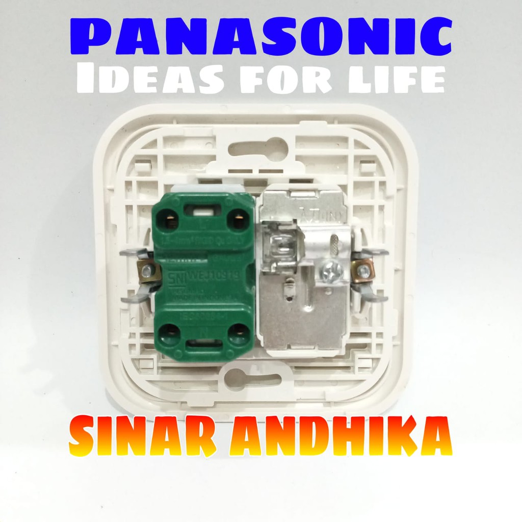 MODUL / JACK TV + STOP KONTAK UNIVERSAL PUTIH PANASONIC WEJ 78029 0119