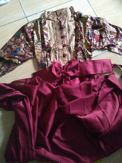 Gamis Syari Atasan Couple Sarimbit Batik Ramadhani Gayatri Prada