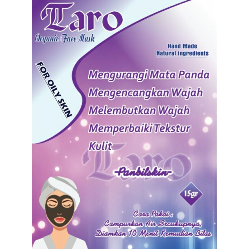 Masker Organik Wajah / Masker Bubuk Organik / Masker Wajah Termurah