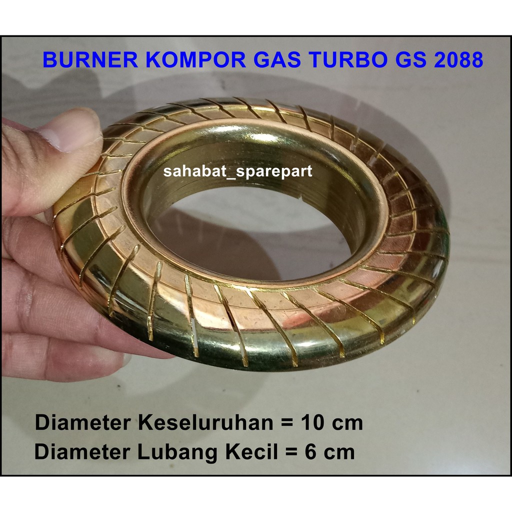 BURNER KOMPOR GAS TURBO GS 2088 ORIGINAL