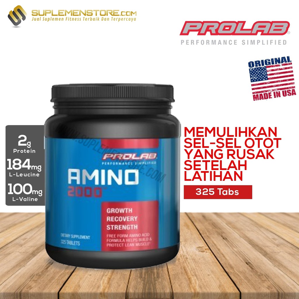 Amino 2000 Prolab 325 tabs ( Pro Lab 325 tablets 325tabs 325 tabs )