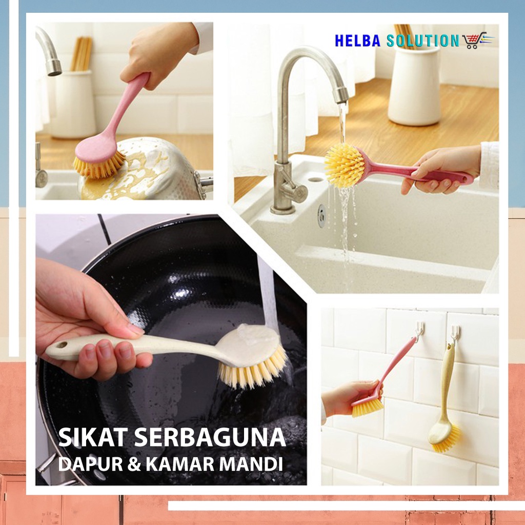 SIKAT Pembersih Dapur Cuci Piring Panci Kompor Wastafel Kamar Mandi Serbaguna