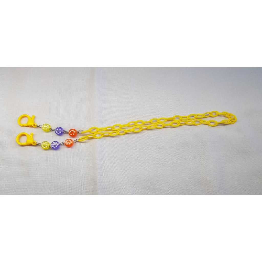 Kalung Masker Anak Rantai Plastik