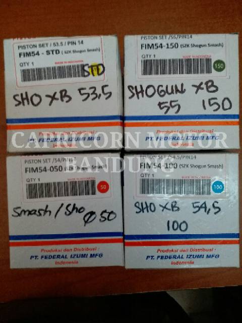 Piston Kit SMASH SHOGUN XB FIM IZUMI-1