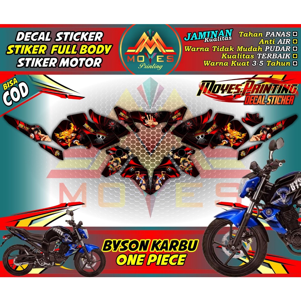 Decal byson decal stiker motor byson stiker motor byson full body stiker motor byson karbu - spec C