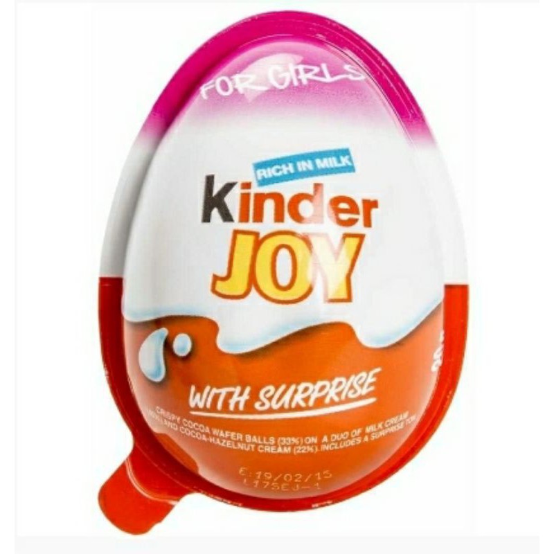 

Kinder Joy For Girls 20g