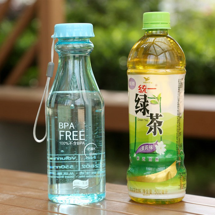 Travelmate Botol Air Minum Unik BPA Free Anti Tumpah (550 Ml) /soft drink bottle-3