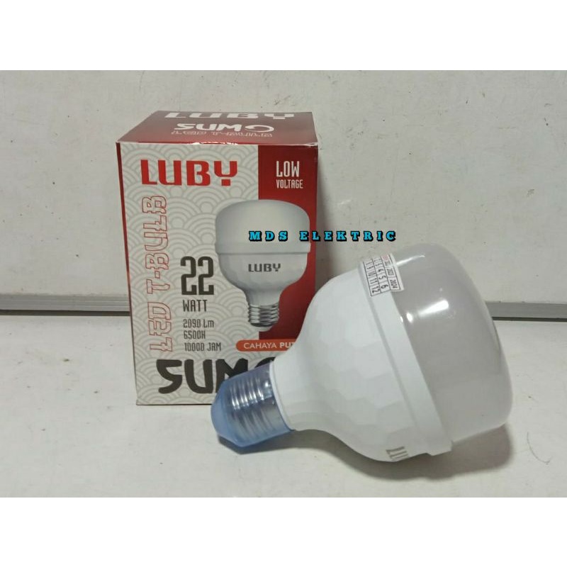 LAMPU LED LUBY SUMO CAPSULE CAHAYA PUTIH 12W, 16W, 22W, 30W, 40W ORIGINAL PRODUK LUBY