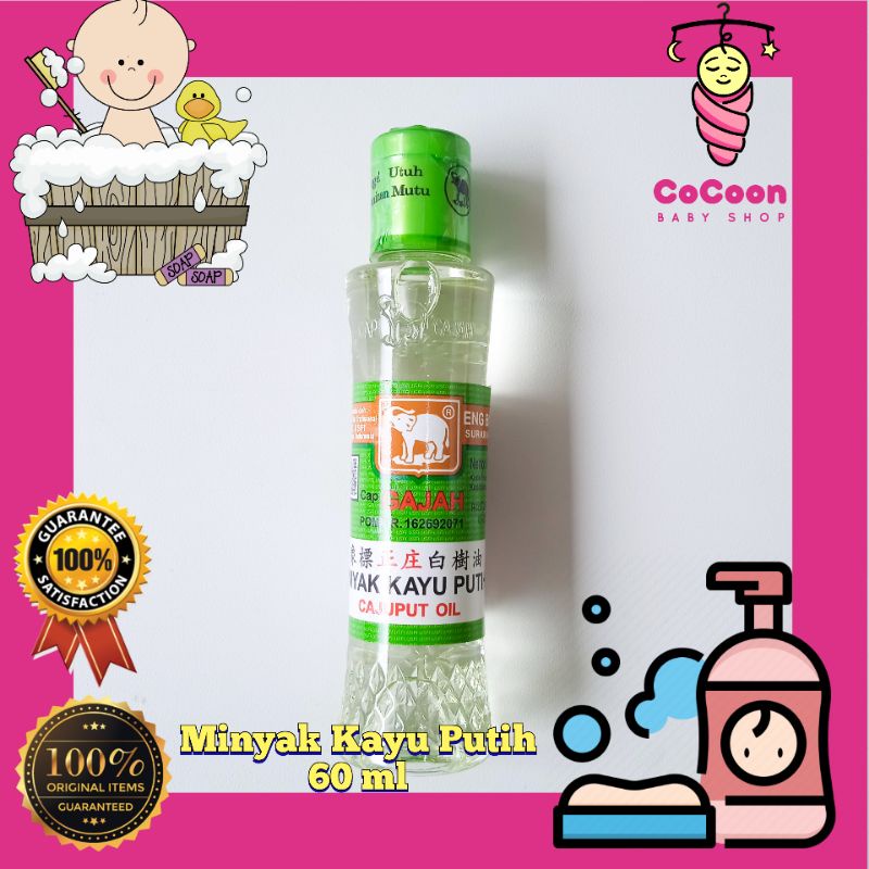 Cajuput Oil 60 ml / Minyak Kayu Putih Cap Gajah