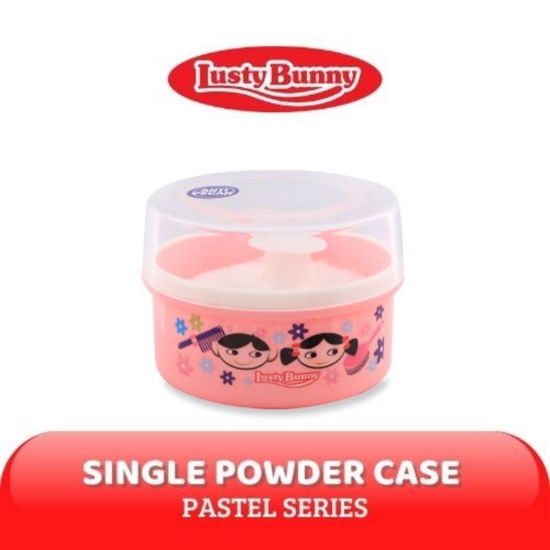 Tempat Bedak Bayi Single Jumbo + Tepukan Lusty Bunny