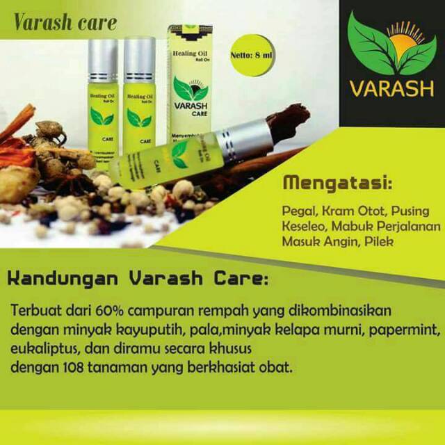 Varash care roll on