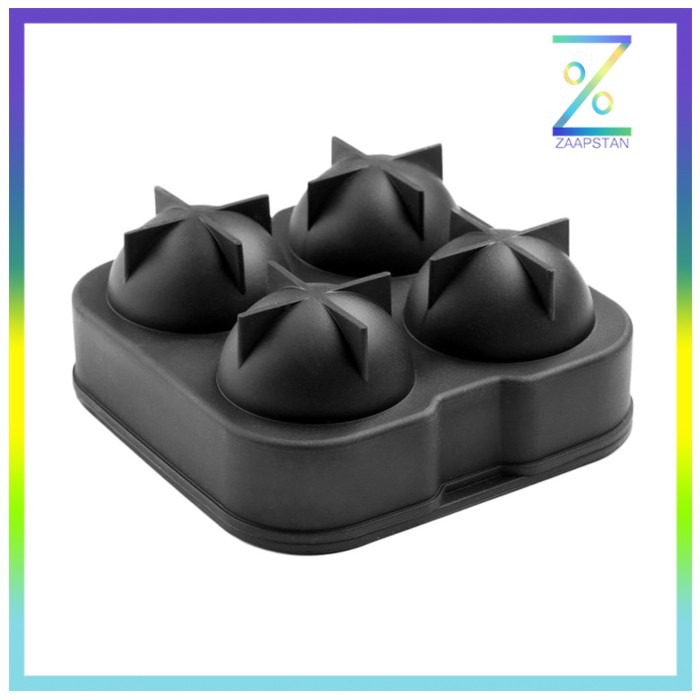 TEENRA Cetakan Es Batu Ice Ball Maker Silicone - TW-159 - Black