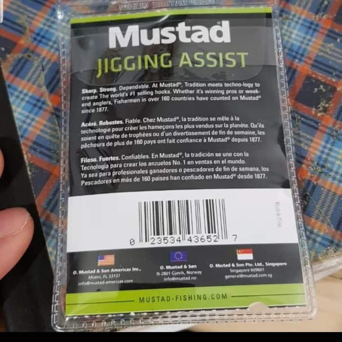 Terbaru Mata Kail Jigging Single Mustad 10881
