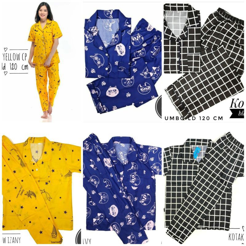 piyama ibu anak couple