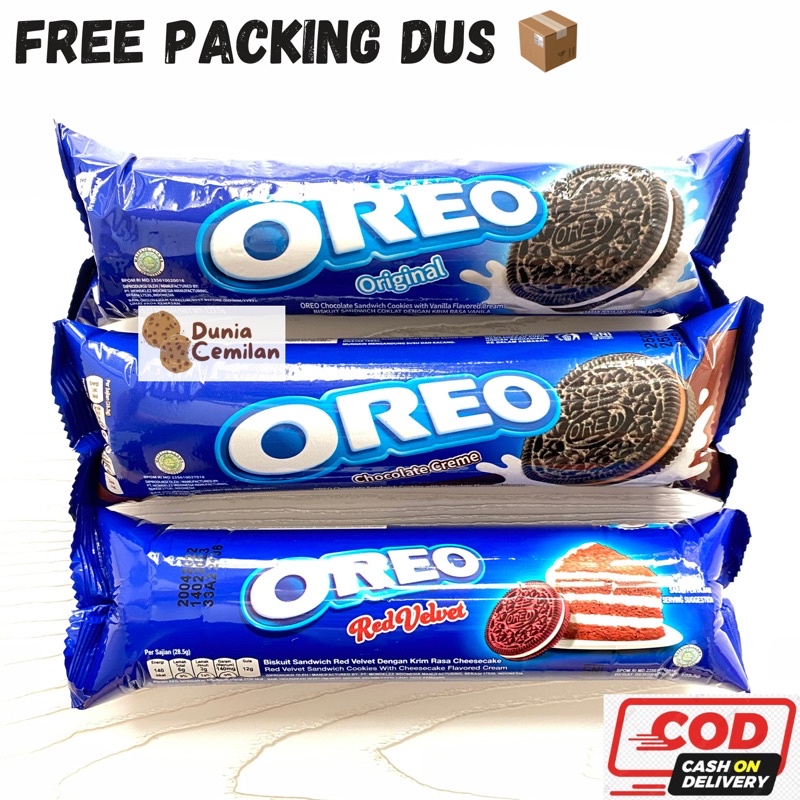 

[TERMURAH!] Oreo Roll Besar 119,6gr - Biskuit Oreo Besar Enak Murah