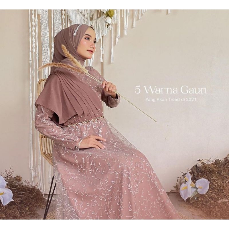 DIVANA DRESS // GAUN MUSLIMAH - GAMIS - DRESS - BAJU MUSLIMAH - GAUN PESTA