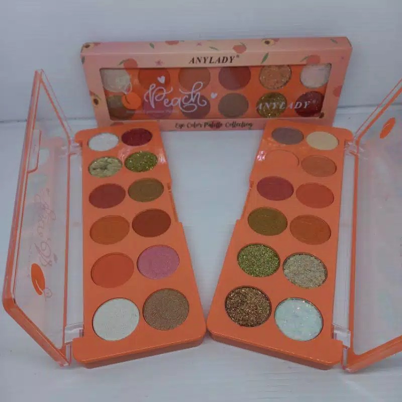 (CYBER) COD TERBARU  EYESHEDOW COLOR PALETTE ANYLADY PEACH Procolor 754 termurah