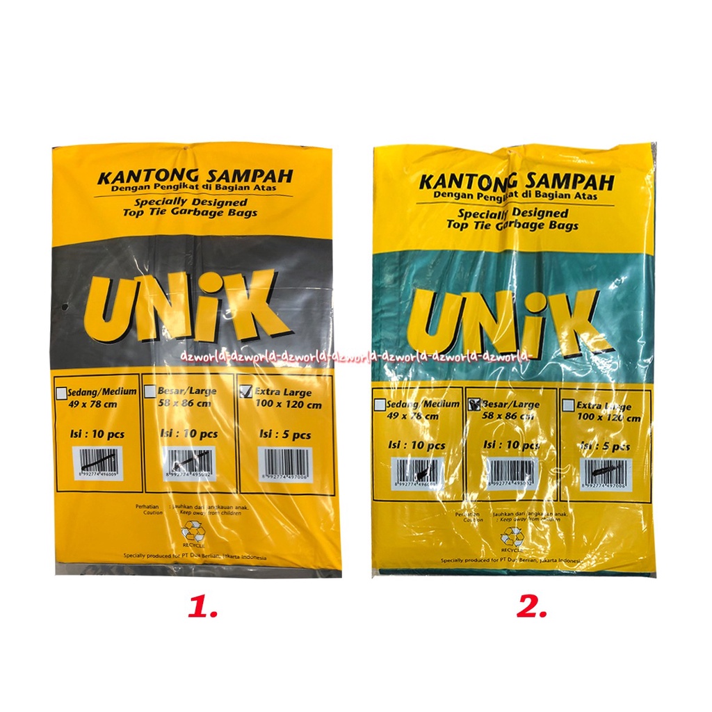 Unik Kantong Sampah Abu Abu Hijau 58x86cm Dengan Pengikat Tali Atas Bagian Plastic Trash Bin Unique Garbage Trash Bags Plastic Bag Plastik Sampah