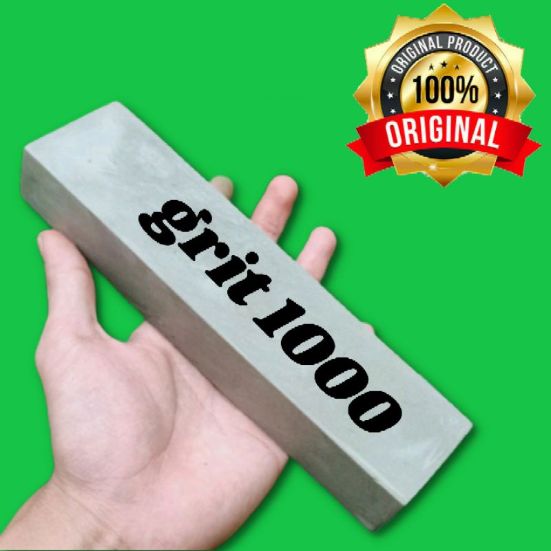 BATU ASAH Ashan Alam Asli  Pengasah Pisau Survival Sembelih Super Halus