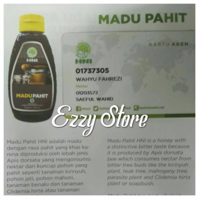 

Madu Pahit HNI HPAI
