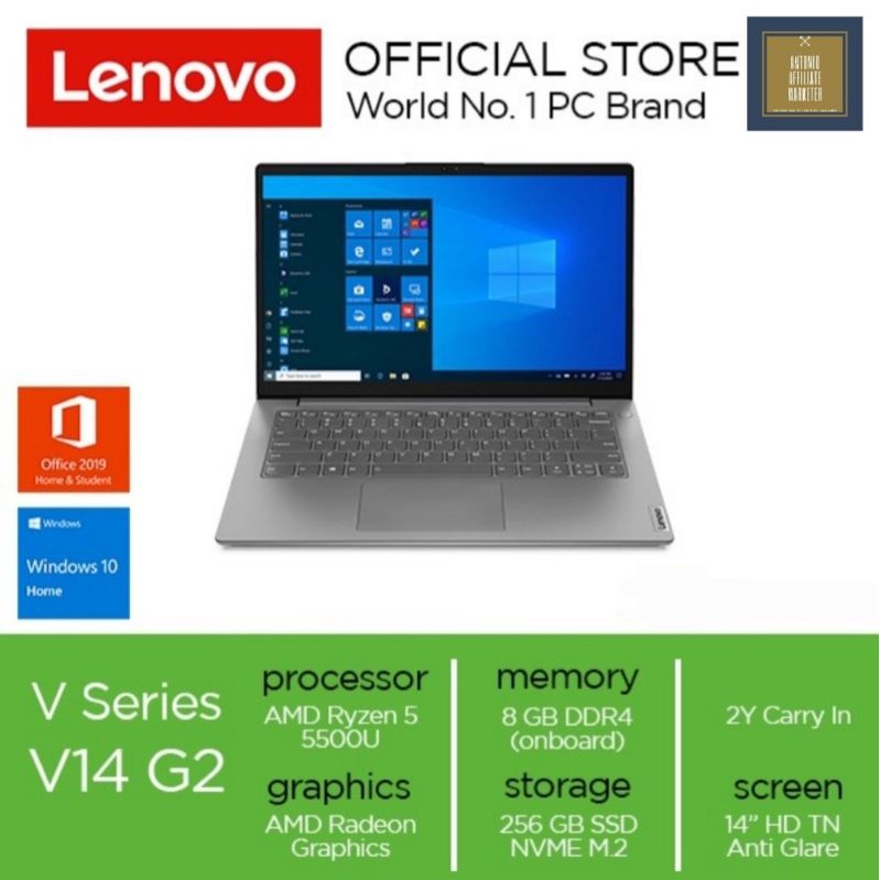 Lenovo V14 AMD Ryzen 5 5500U 8GB RAM 256GB SSD