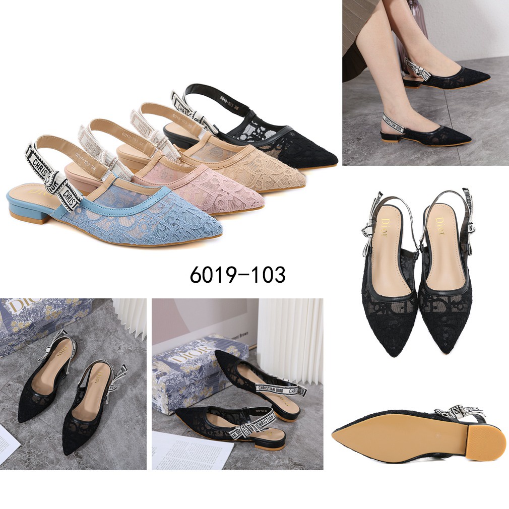 DR Mesh Slingback Flats 6019-103