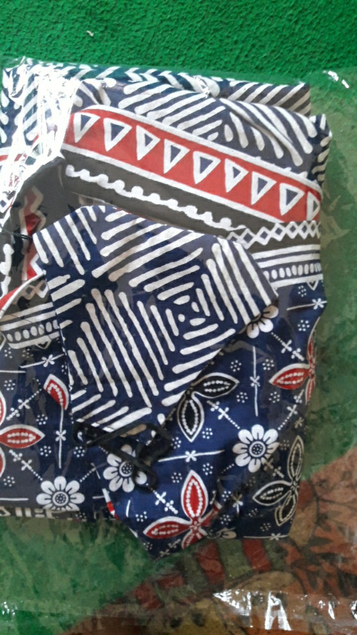 Tunik Batik Iwan Tirta Navy