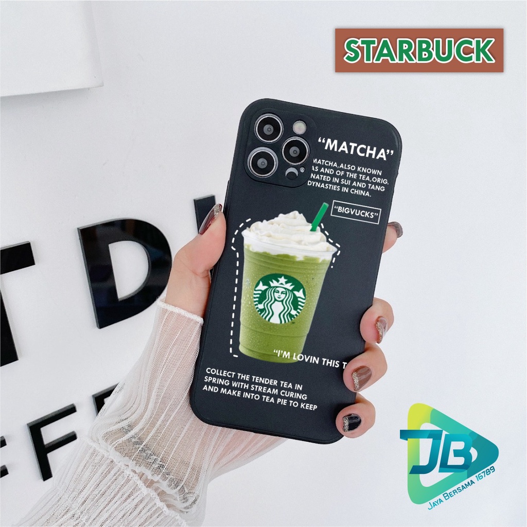 CASE CASING SOFTCASE SILIKON MACARON PELINDUNG KAMERA KOPI STARBUCK OPPO VIVO SAMSUNG XIAOMI REALME IPHONE ALL TYPE JB5564