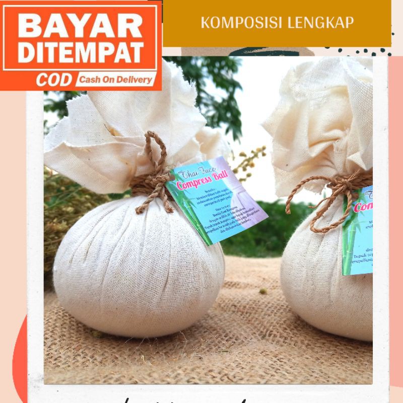 Kompres Wajah Bola Herbal Thai Face Compress Ball