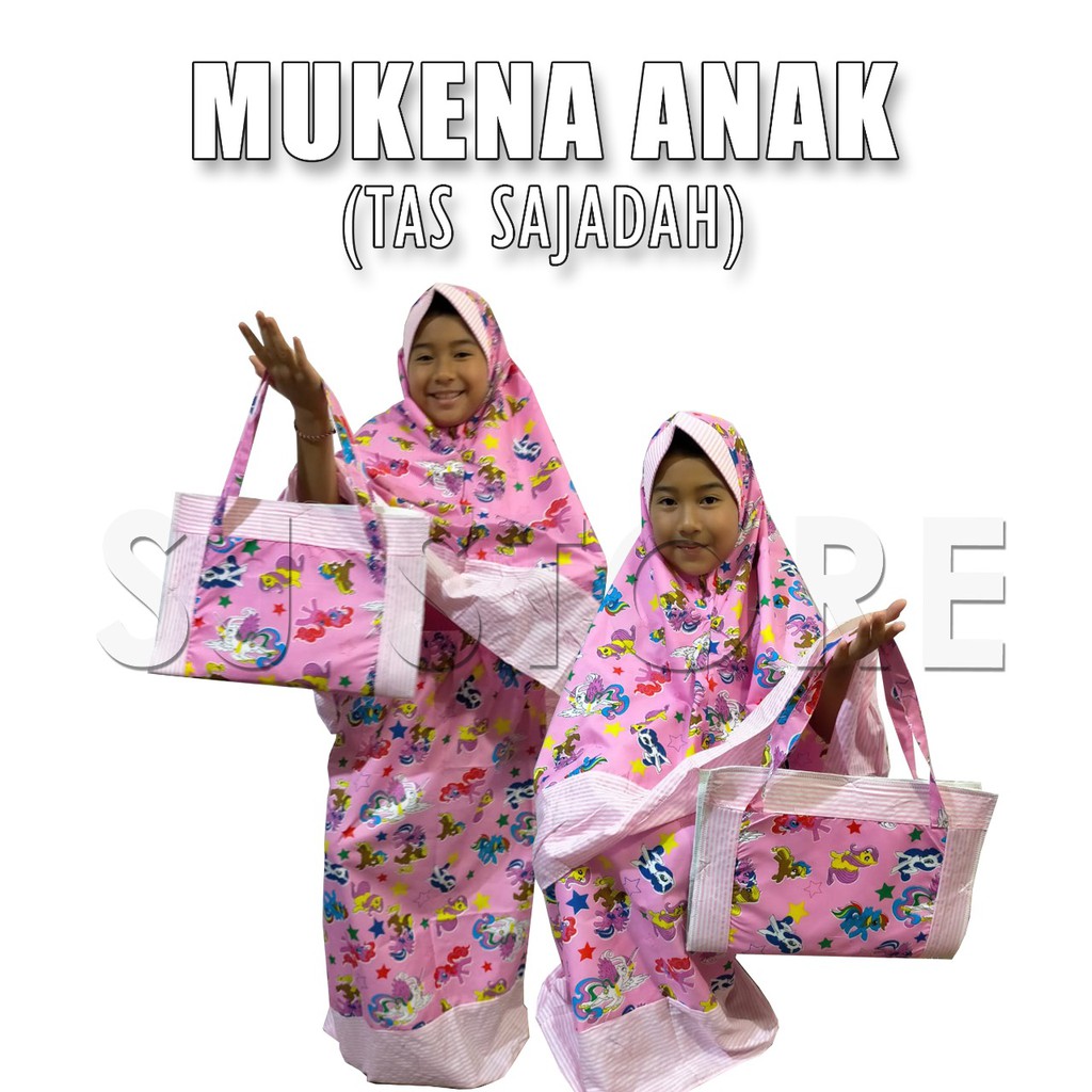 Mukena Anak Perempuan / Telekung Anak Murah Terbaru 0 - 8 Tahun 2021