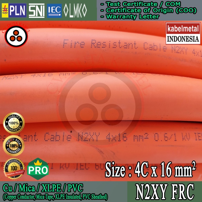Kabel N2XY FRC 4x16 mm2 KABEL METAL (KMI) /4x16 mm/4 x 16 mm mm2/4x16mm mm2/4 x 16/4 x 16