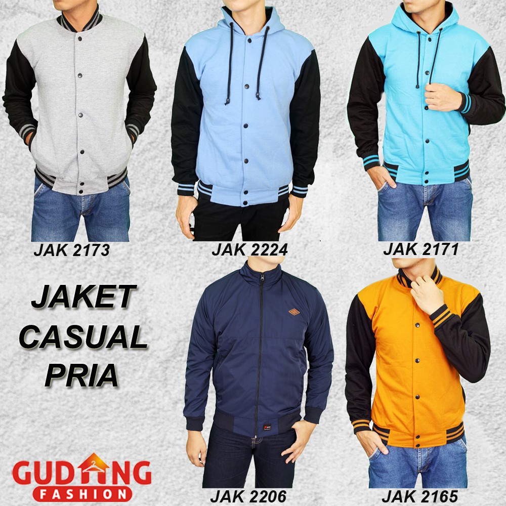 Jaket Casual Pria Keren (COMB)