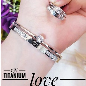 Titanium gelang cincin wanita i188