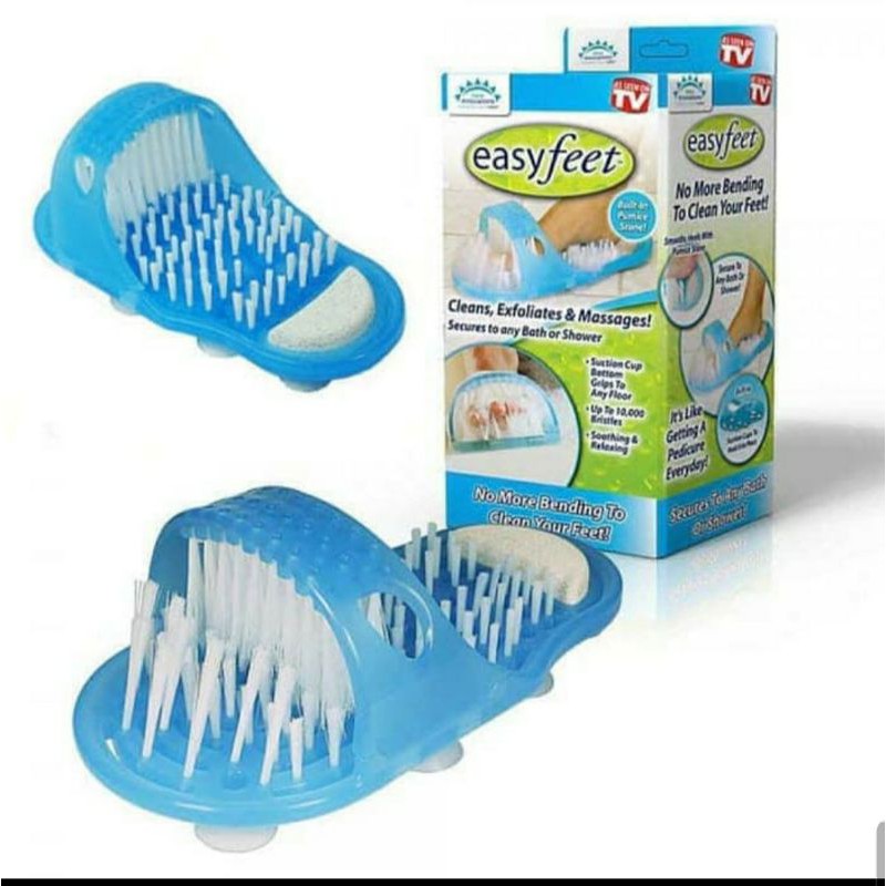 Easy Feet Sandal Pembersih Kaki Dan Tumit Kaki Sikat Penyikat Mandi